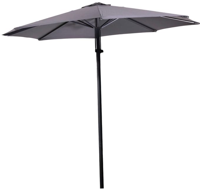 Push-up parasol Libra grijs Ø3 meter
