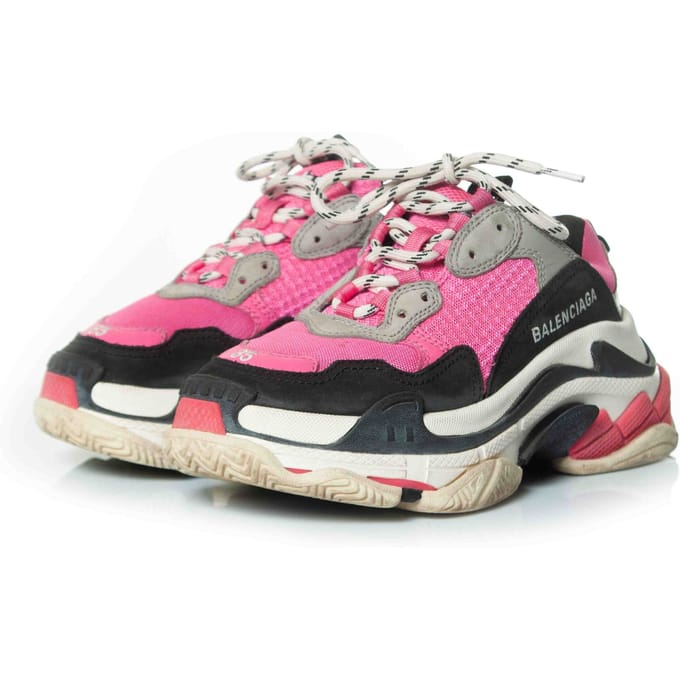 Triple S sneakers in roze