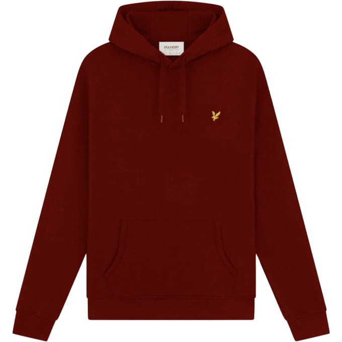 Lyle & Scott merk Gala rode pull-over hoodie