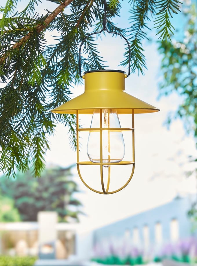 Luxform - solar Wigan bright yellow (3 pieces)