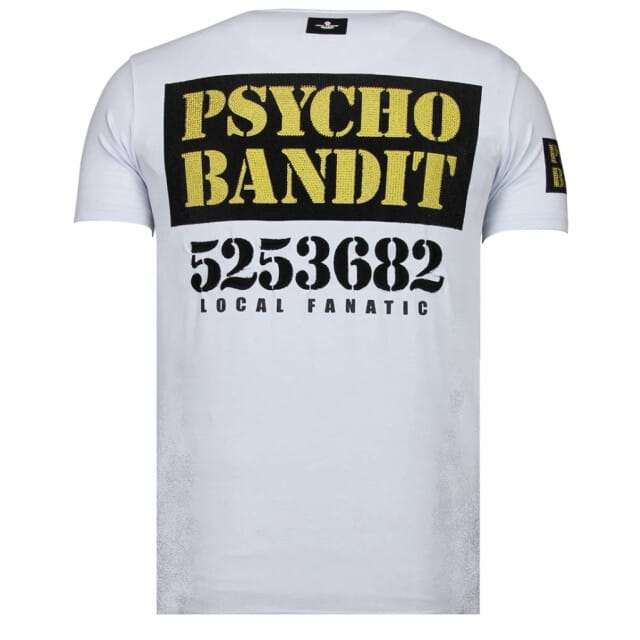 Local Fanatic Bad dog rhinestone t-shirt