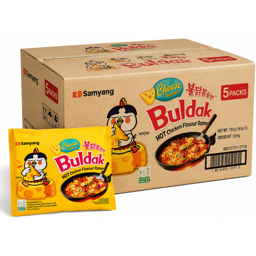 SAMYANG Hot Chicken Ramen Cheese - Instant Noodles Ramen (40 stuks)