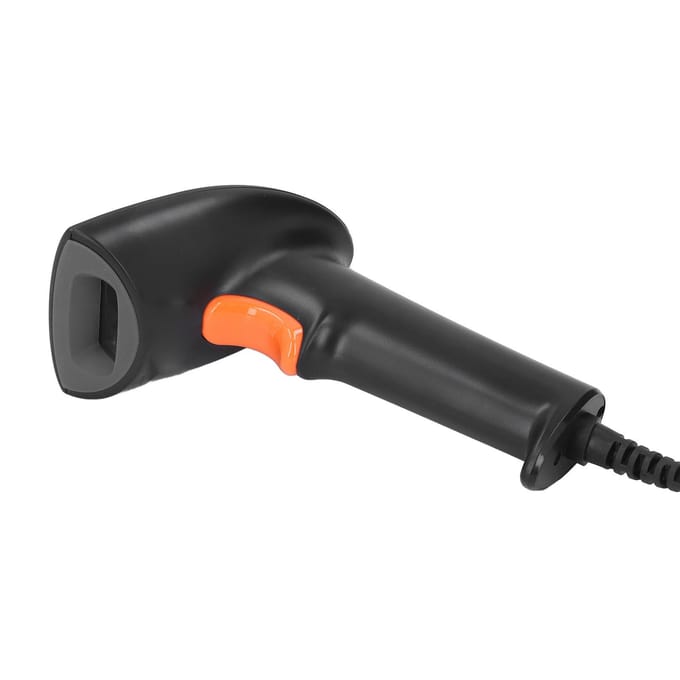 Barcodescanner met Standaard 1D 2D Handheld USB Bedraad Barcodelezer Plug and Play voor Magazijn black