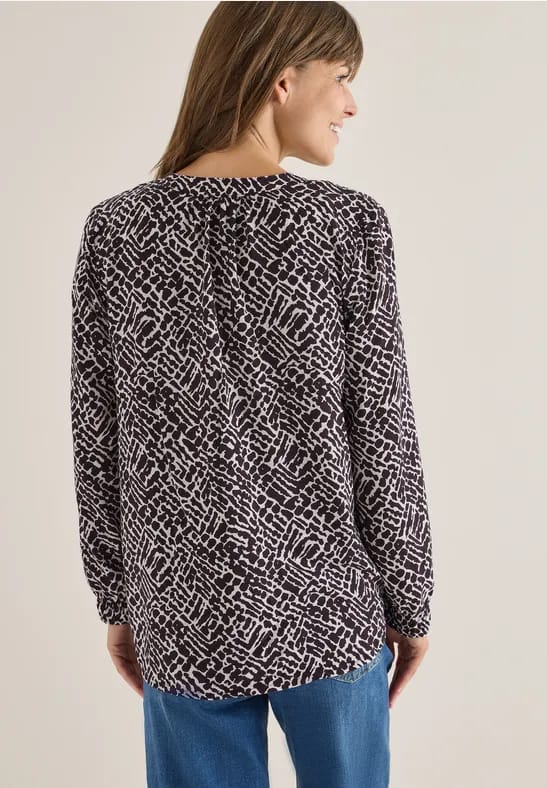 Gedessineerde blouse