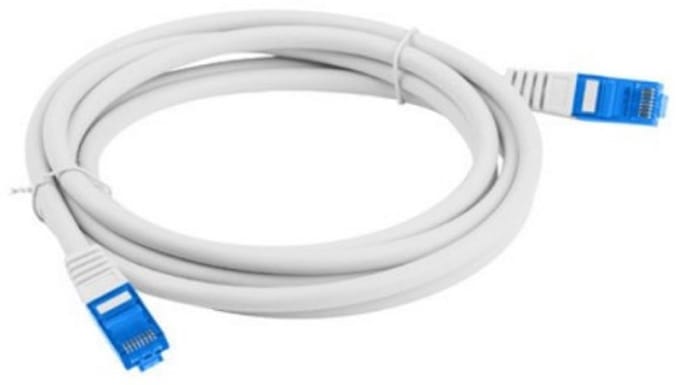 Lanberg Patchcord Sftp Rj45-Kabel Voor Switch/Router 3M Lszh Cca Fluke Geslaagd
