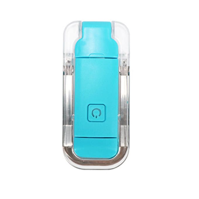 Led oplaadbare clip-on boeklamp Oogverzorgende flexibele bladwijzerleeslamp groen