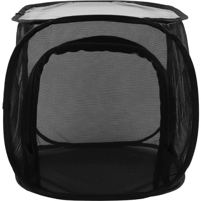 Maison à papillons pliante portable durable ventilée cage d'élevage gray