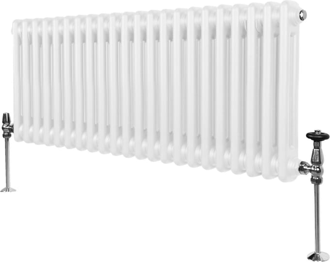 Traditionele 2 kolom radiator - wit - 300x1012 mm - 15 jaar garantie