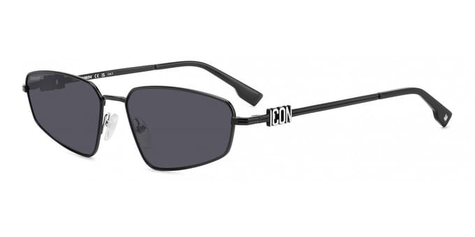 Dsquared2 ICON 0015/S Black 60/16/145 MAN Zonnebrillen