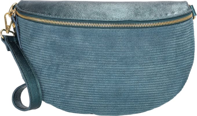 Charm London Anna Heuptas - 100% Leer - Leren Tas - Petrol