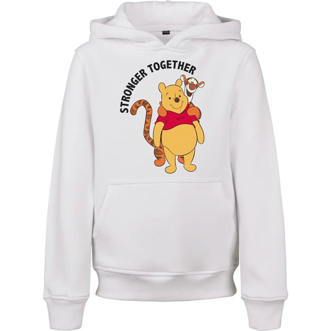 Mister Tee Winnie The Pooh - Stronger Together Kinder hoodie/trui - Kids 122/128 - Wit