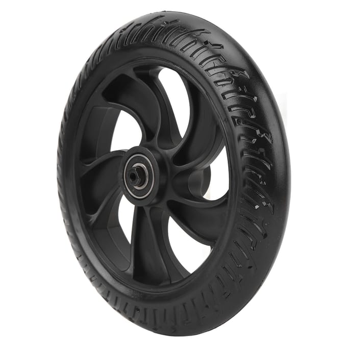 Pneu solide de 8 pouces pour trottinette électrique avec remplacement de roue à moyeu pour trottinette Kugoo S1 S2 S3 black