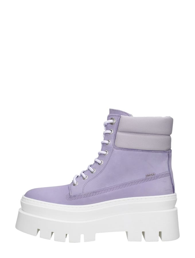 Bronx Evi-Ann Veterschoenen Hoog - lila - Maat 40