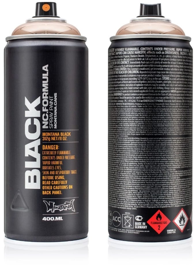 Montana BLACK Copperchrome spuitbus 400ml