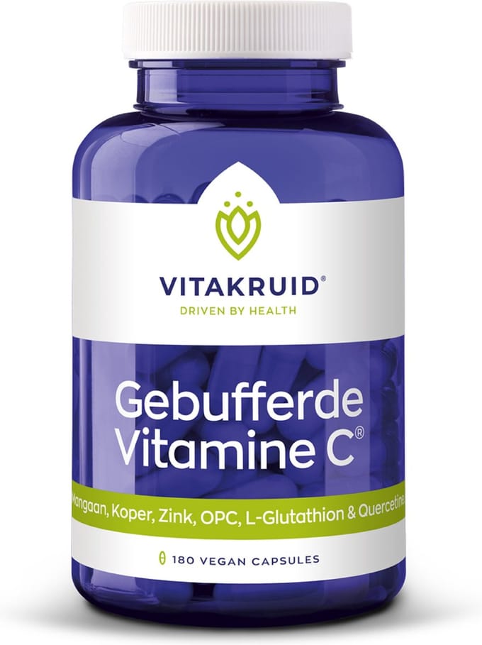 Vitakruid Gebufferde Vitamine C 180 vegicaps