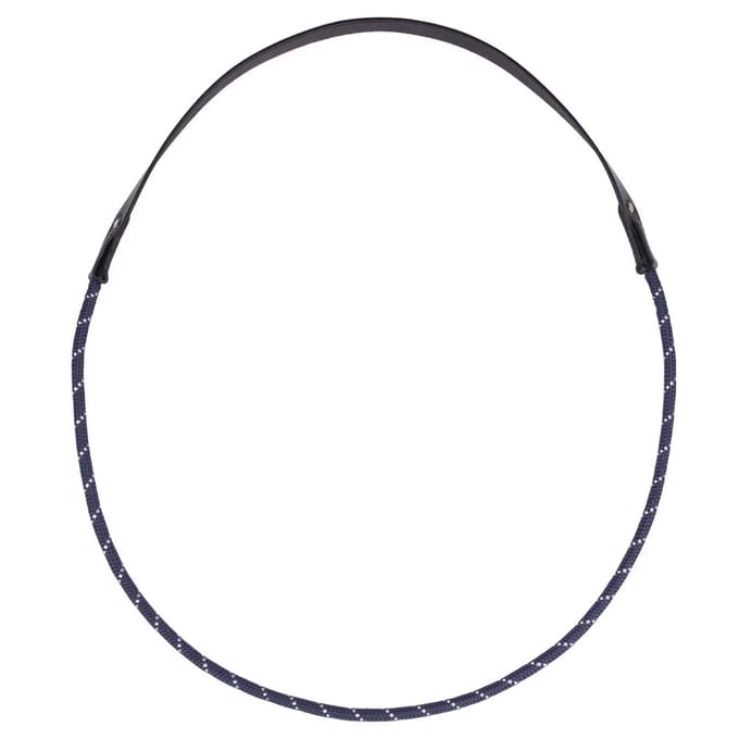 QHP - Halstertouw - Leer - Navy - Maat Shet