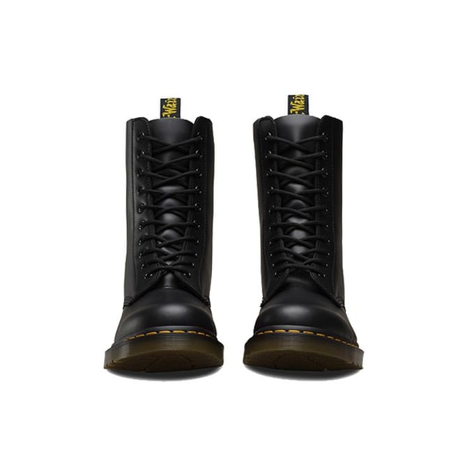 Dr. Martens 1490 Zwart Glad Leer Unisex Sneakers 10092001 37 black
