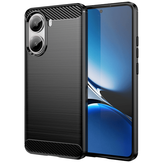 CaseBody POCO X7 Pro 5G  Schokbestendig Hoesje Zwart