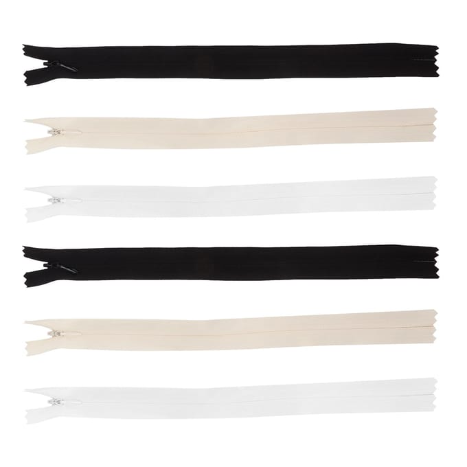 Onzichtbare Rits Duurzaam Soepel Openen Sluiten Jurk Accessoires voor Naaien Jassen Jas DIY white