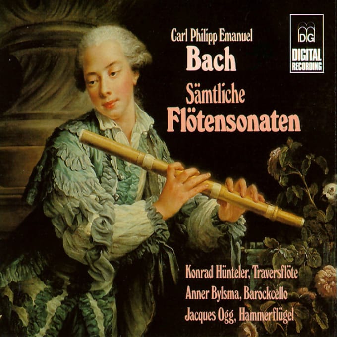 Konrad Hünteler, Anner Bylsma, Jacques Ogg - C.P.E. Bach: Complete Flute Sonatas (2 CD)