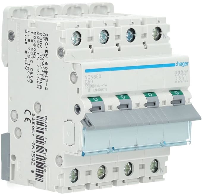 Hager NCN Stroomonderbreker - NCN650 - E2MBM
