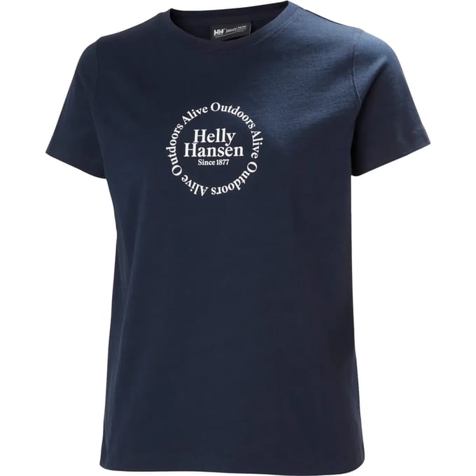 Helly Hansen Core Graphic 2.0 T-shirt Met Korte Mouwen Blauw M Vrouw