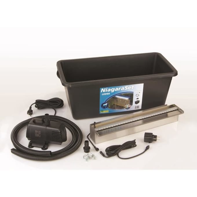 Ubbink - Niagara-Set 60 - vijverwaterval - met ledverlichting - complete set