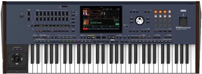 Korg Pa5X 61 MUSIKANT Arranger Keyboard met Aftertouch en Interface