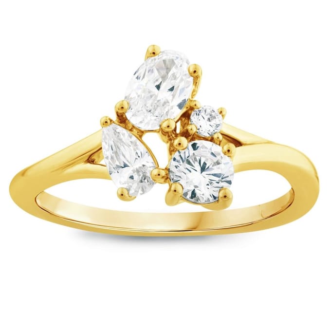 Luna Creation - 715.0754 - Ring - Dames - 585GG - Ringmaat 54