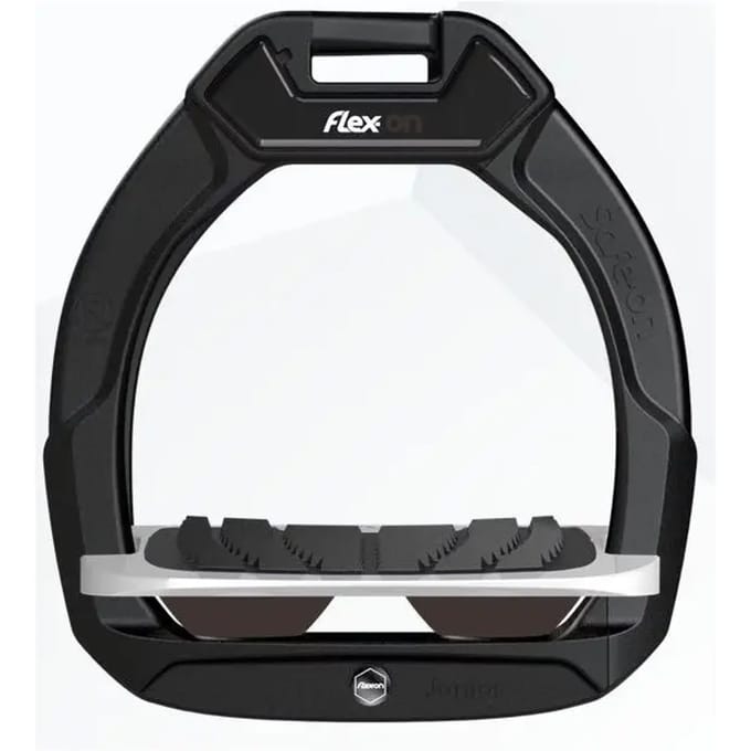 Veiligheidstijgers Paardrijden Schuin Grip Zwart/Grijs/Bruin Flex-On Safe-On
