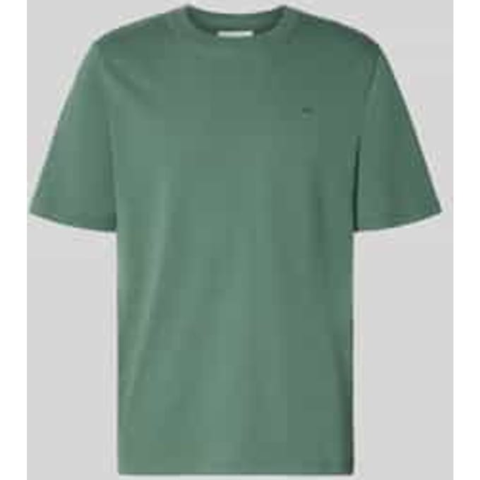 T-shirt met labelstitching model 'Bobby'
