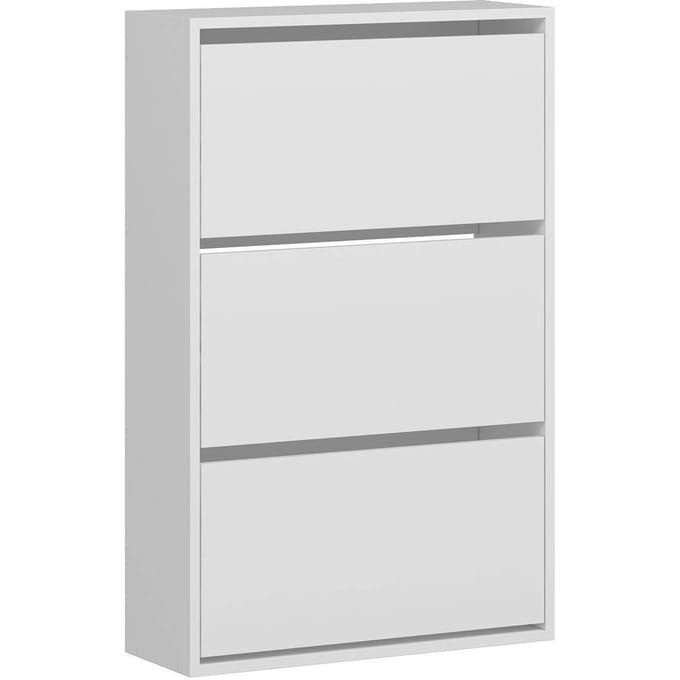 Asir - Schoenenkast - Wit - 70 x 25 x 109 cm