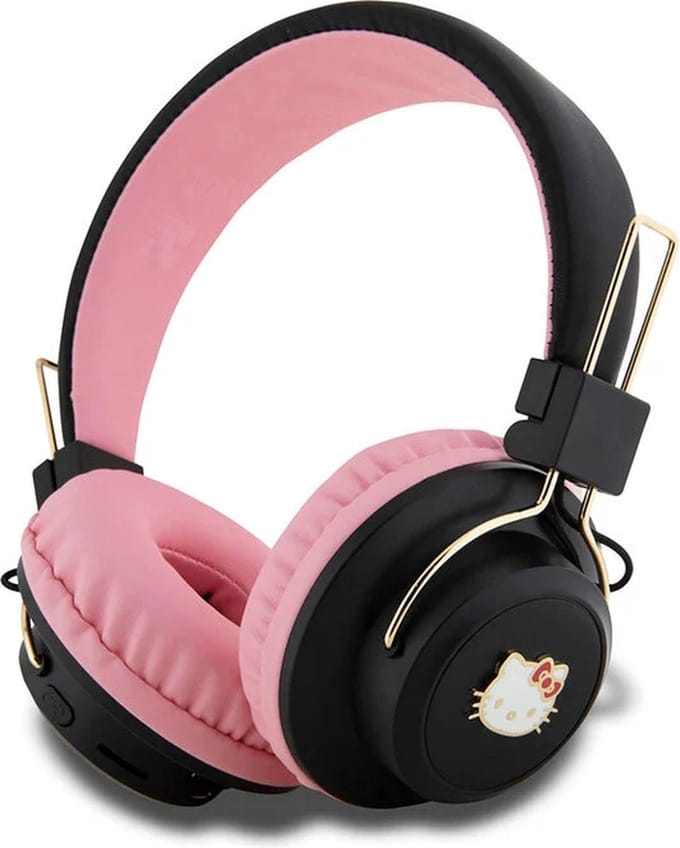 Hello Kitty On-Ear Metal Logo - Bluetooth Koptelefoon - Roze