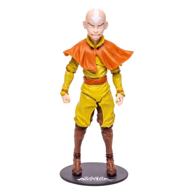 Laatste Airbender beeldje McFarlane Toys Avatar Aang Avatar State (Gold Label)