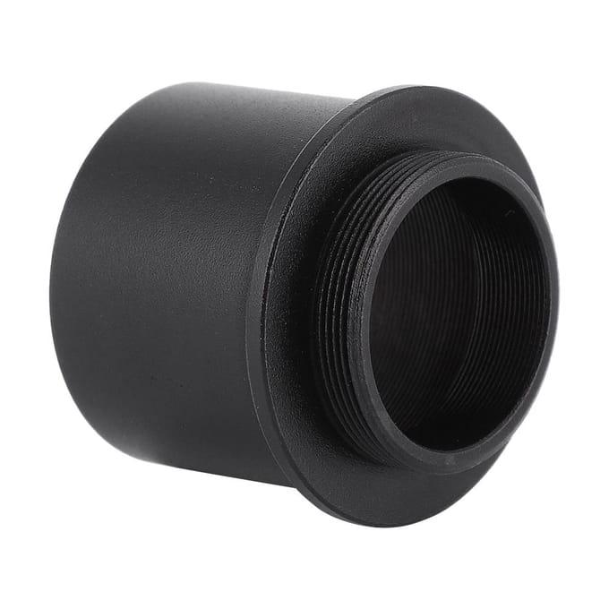 1,25  naar C-vatting Telescooplens Videocamera Vatring Adapter voor Telescoop black