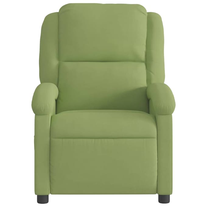 vidaXL - Fauteuil - verstelbaar - fluweel - lichtgroen