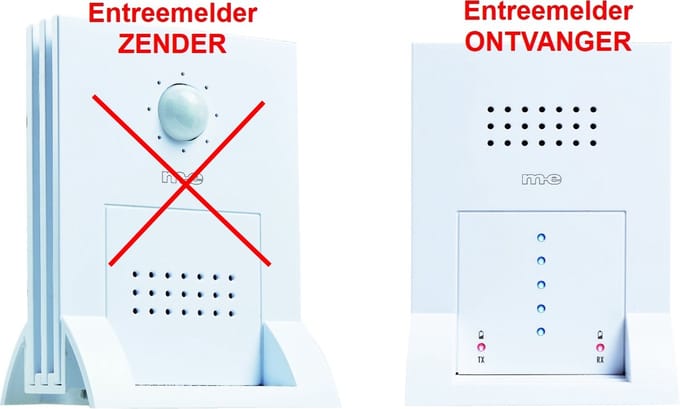 M-E DGF-300 RX ENTREEMELDER Toegangsmelder Winkelbel - EXTRA ONTVANGER