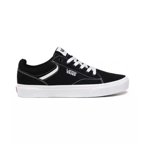 Vans Seldan Heren Sneakers - (Canvas) Black/White