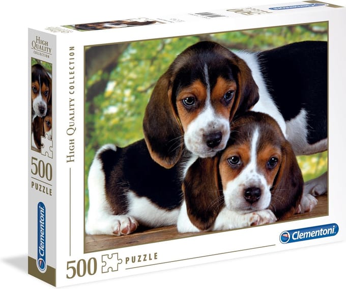 Clementoni - Puzzel - 500 Stukjes - Puppies - Close Together - High Quality Collection - Vanaf 10 jaar