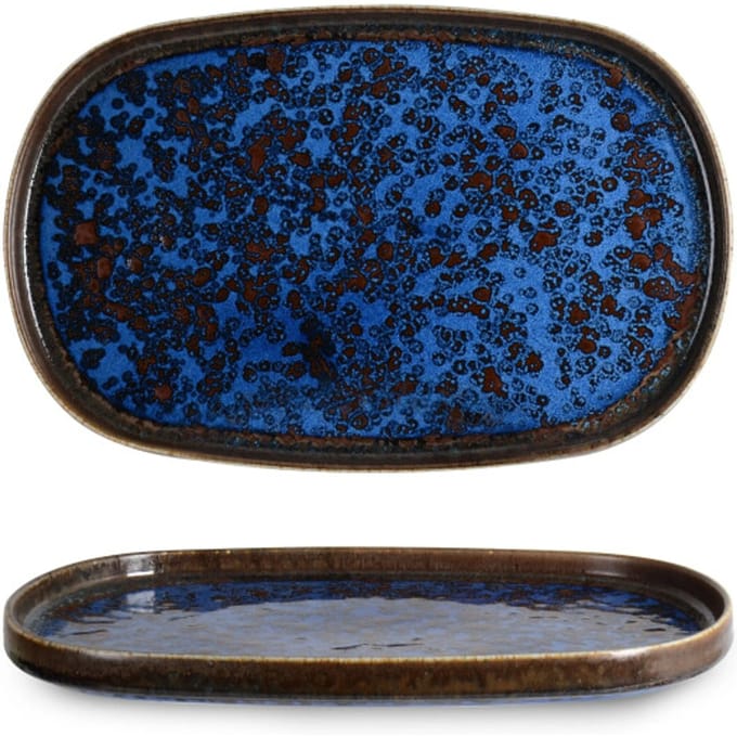 Rinart Serveerschaal - Pavona - Porselein - 34 cm - set van 2