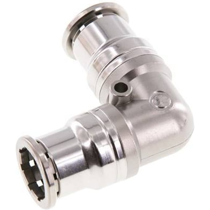 16mm 90 graden L-verbinding RVS Insteekfitting FKM