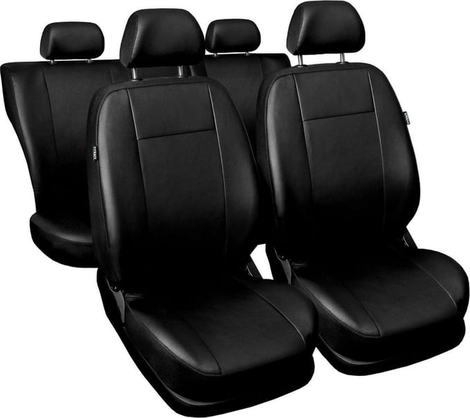 Auto Universele Stoelhoezenset Comfort PU Leder Zwart
