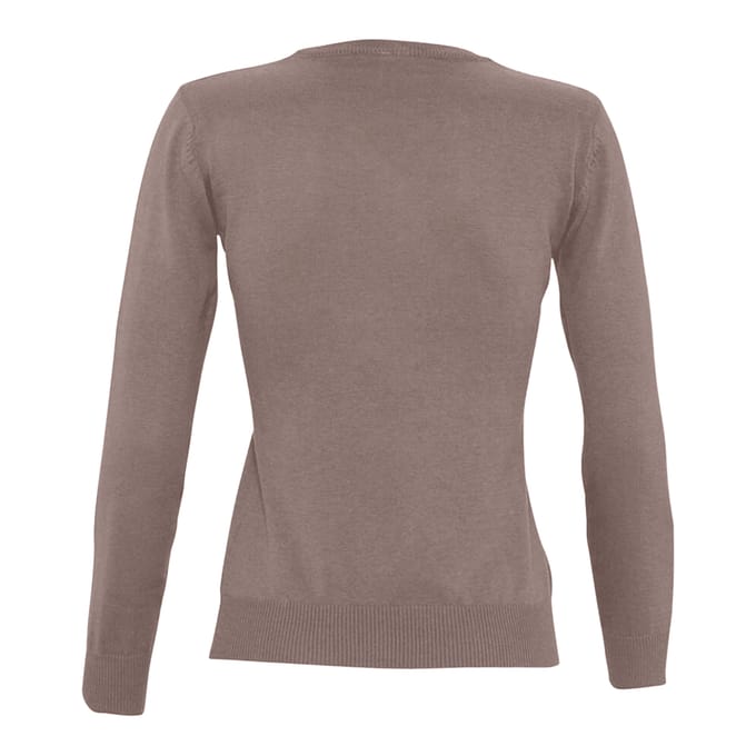 SOLS Dames/Dames Galaxy V Hals Sweatshirt (Medium Grijs)