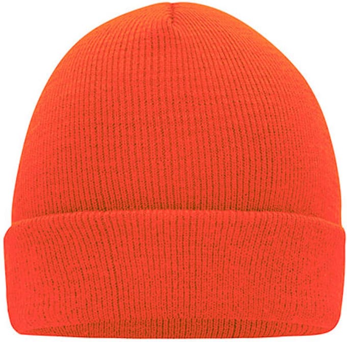 Myrtle Beach 'Knitted Cap' Beanie Feloranje
