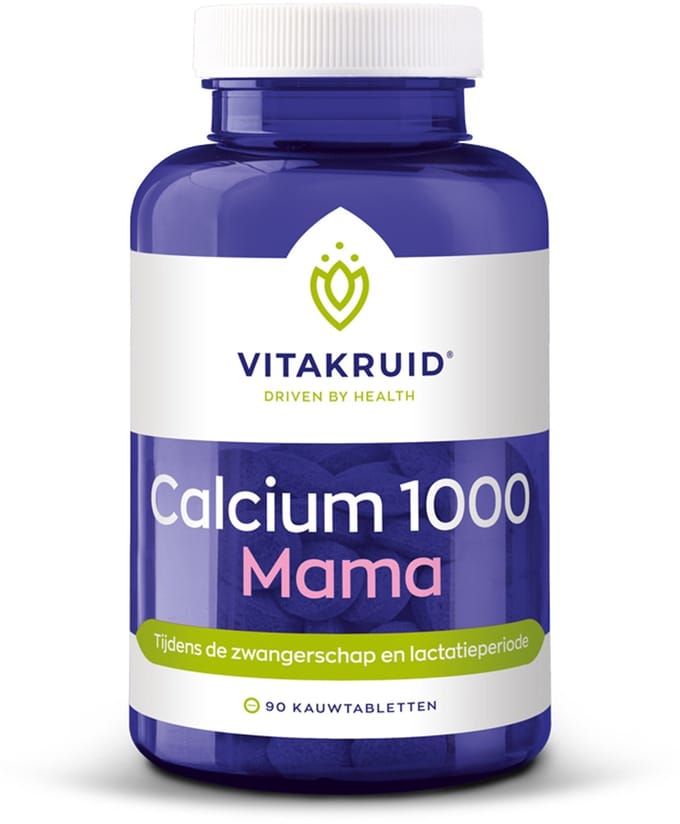 Vitakruid Calcium 1000 Mama - 90 kauwtabletten