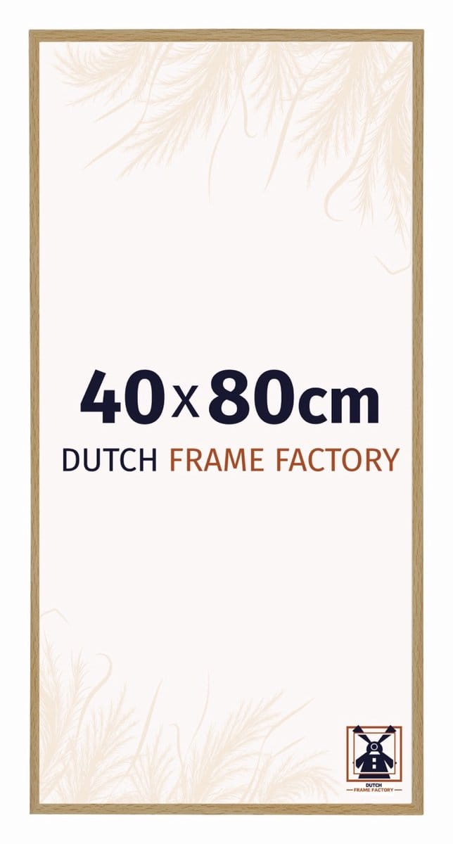 Fotolijst 40x80 cm - Kunststof - Beuken Licht - Easy