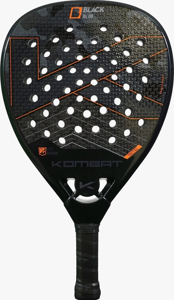 Kombat Padel - Padelracket Kombat Black MKIII - 3D carbon (diamant) - 2025 - aanvallend spel