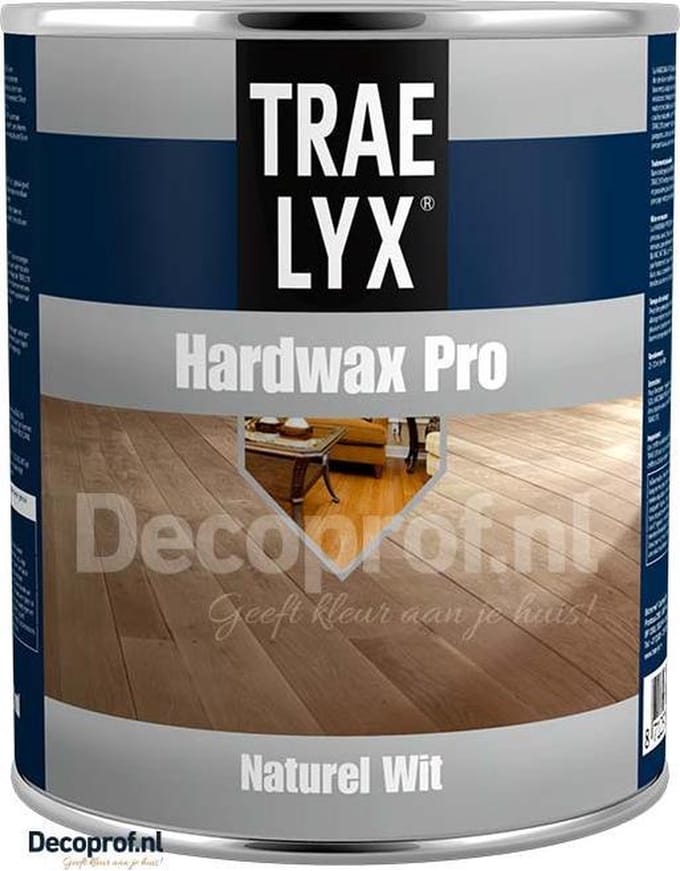 Hardwax Pro - 075 liter Naturel Wit