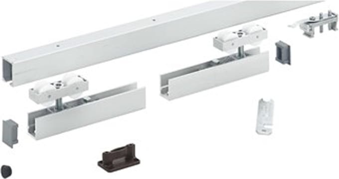 HAWA-Junior 80/B mod - schuifdeurbeslag - garnituur voor 1 deur