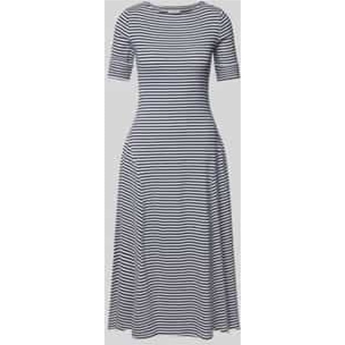 Midi-jurk met halflange mouwen